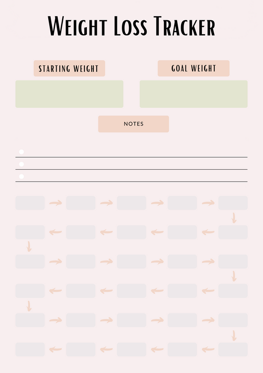 Simple Weight Loss Tracker